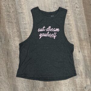 IAB Workout Muscle Tank Outdream Yourself Fitness Sz S